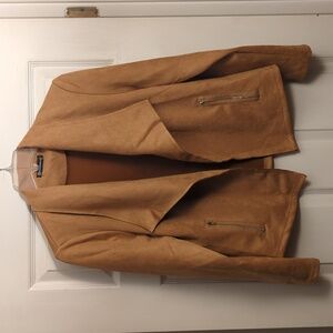 Women's faux suede Blazer